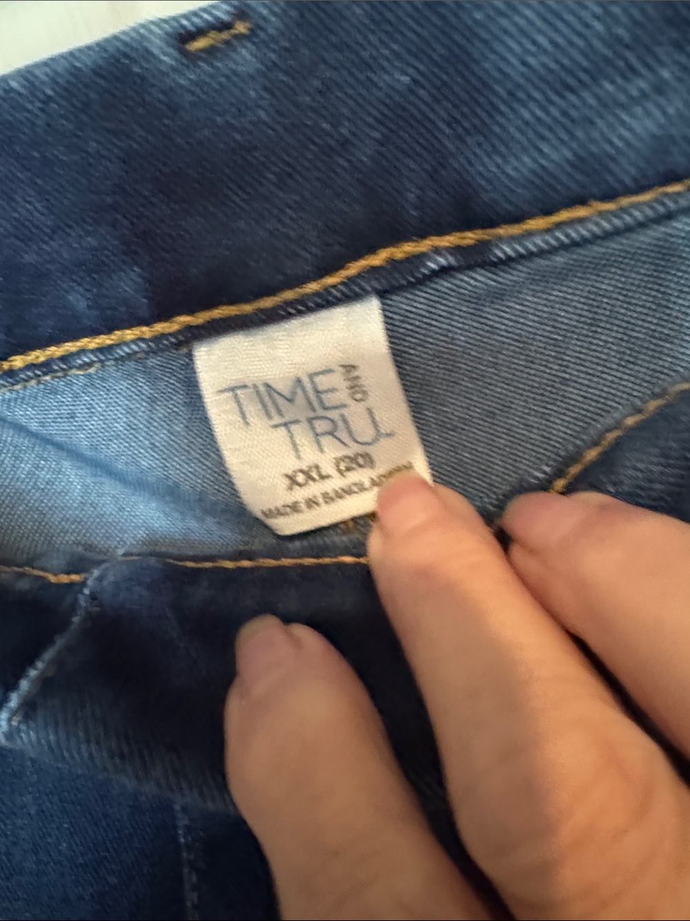 Women’s Dark Blue Stretch Jeans - Picture 2 of 3